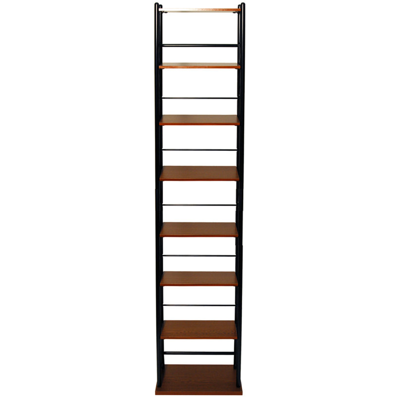 154cm H x 32cm W Etagere Bookcase, Black