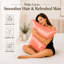 Satin Silk Pillow Cases Pack of 2 Super Soft Smooth Pillow Covers Breathable Hypoallergenic Envelope Closure-1637978143
