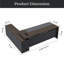 Bureau de direction ergonomique de luxe en forme de L avec rangements intégrés et prises électriques intégrées. Bureau de direction en noyer-1323167286-1323167304
