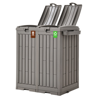 Balconera 76 Gallon Outdoor Trash Can