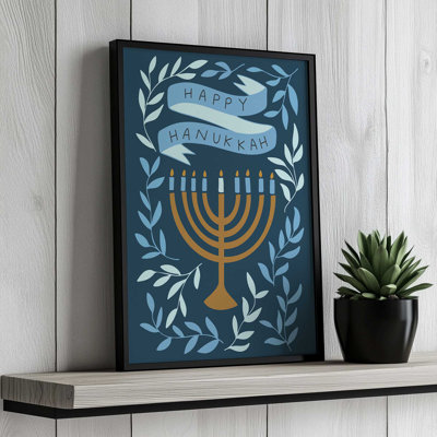 «Happy Hanukkah Menorah» par Garima Dhawan