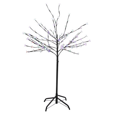 6' LED Lighted Cherry Blossom Flower Tree