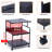 23.4'' x 19.1'' Craft Table with Wheels
