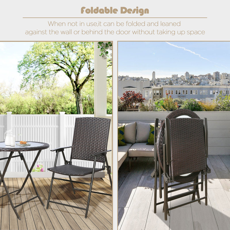 Laylla 2 - Person Patio Bistro Dining Set