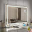 Assis Rectangle Bluetooth LED Metal Mirror