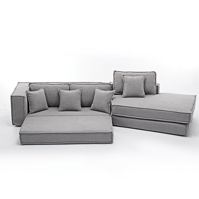 Canapé-lit pliant convertible, Gris