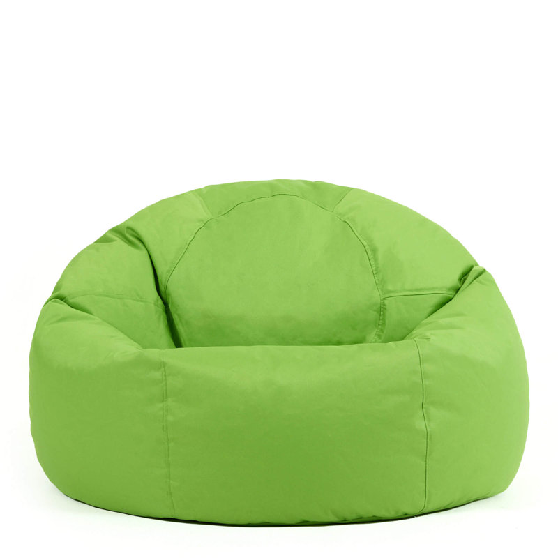 Teen Classic Water-Resistant Bean Bag Chair, Lime Green