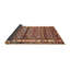 Tapis géométrique rouge / beige-216534695