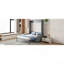 Lit escamotable mural Murphy avec coussin, gris