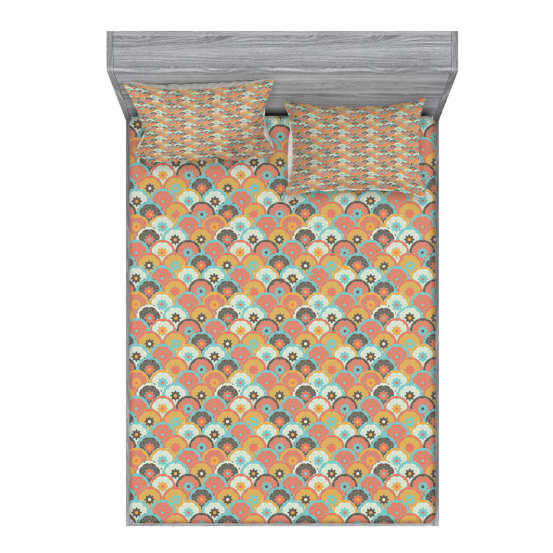 Microfiber Sheet Set, Full Sheet Set with Fitted Sheet