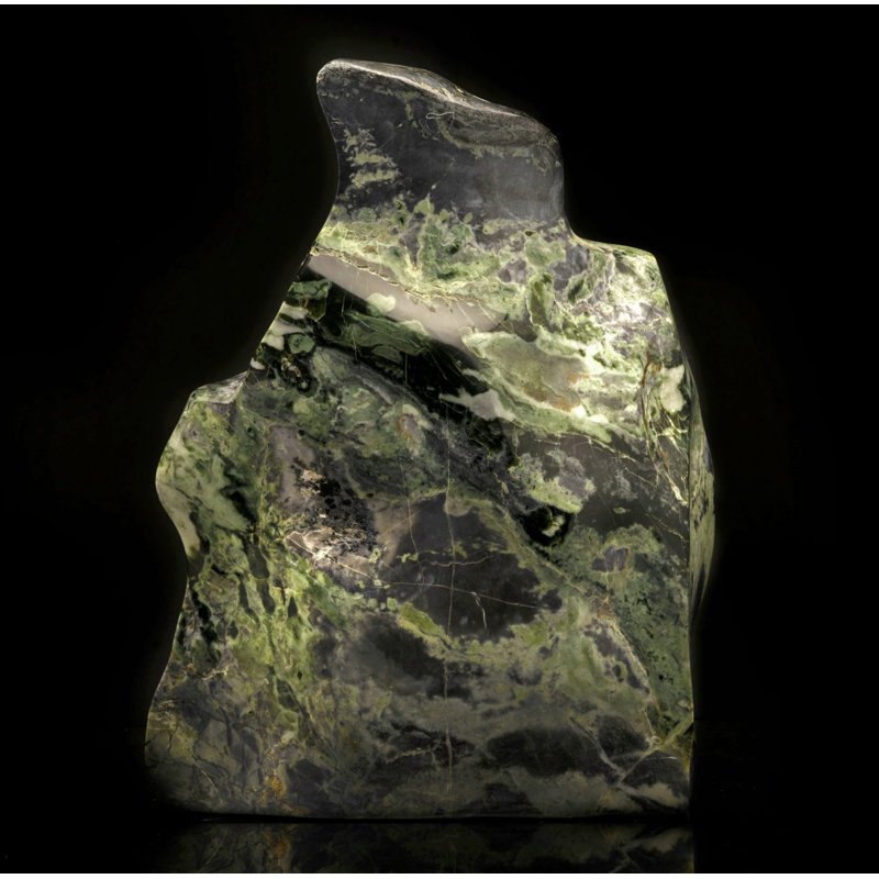 Black and Green Jade Freeform