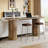 70.86" Long Console Table, Wood Behind Couch Sofa Table For Entryway, Living Room