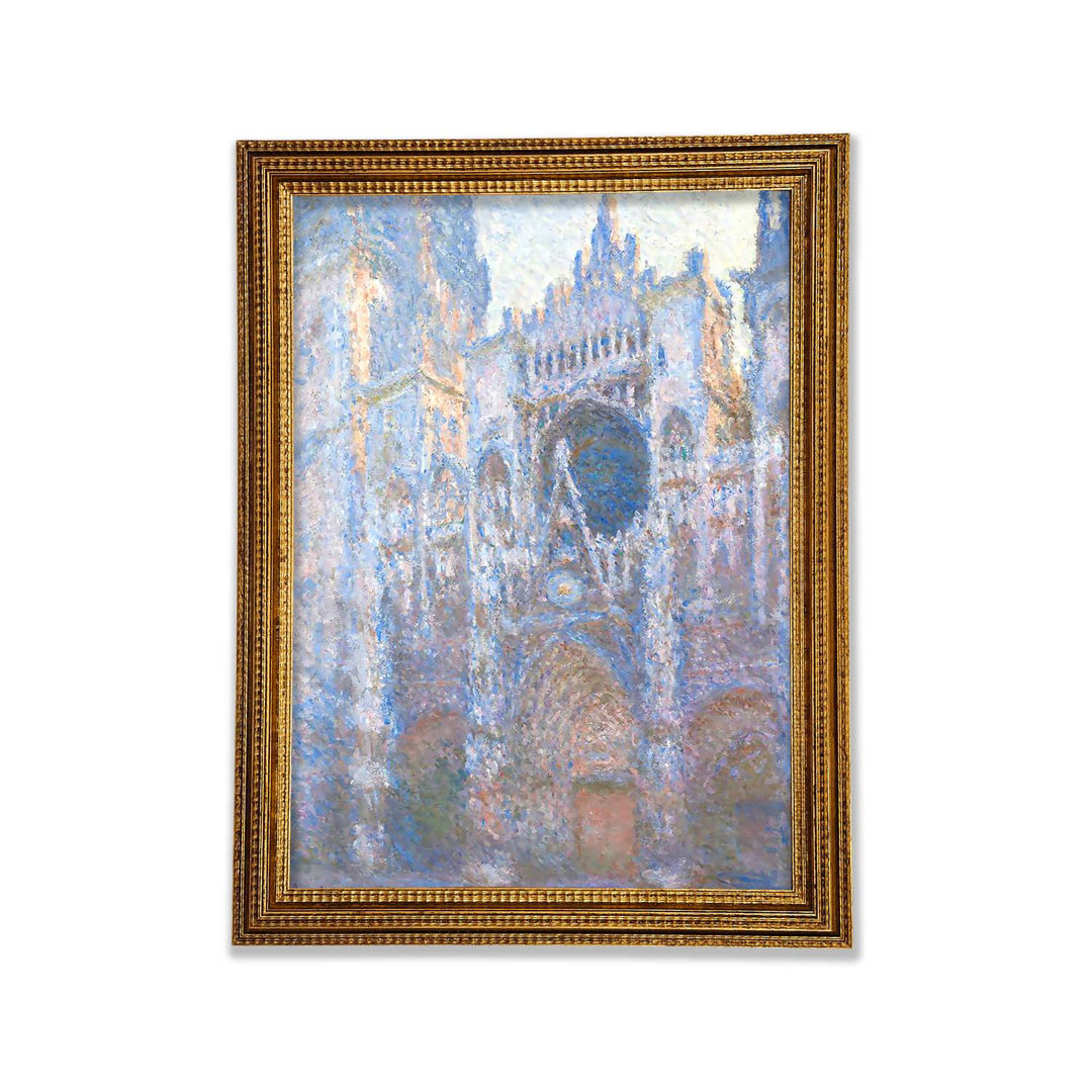 Monet Rouen Kathedrale Westfassade - Einzelner Bilderrahmen Kunstdrucke