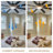 Synia 72" Black Modern Ceiling Fan with LED Light and Remote, 6 Speed Reversible Ceiling Fan-1289029464