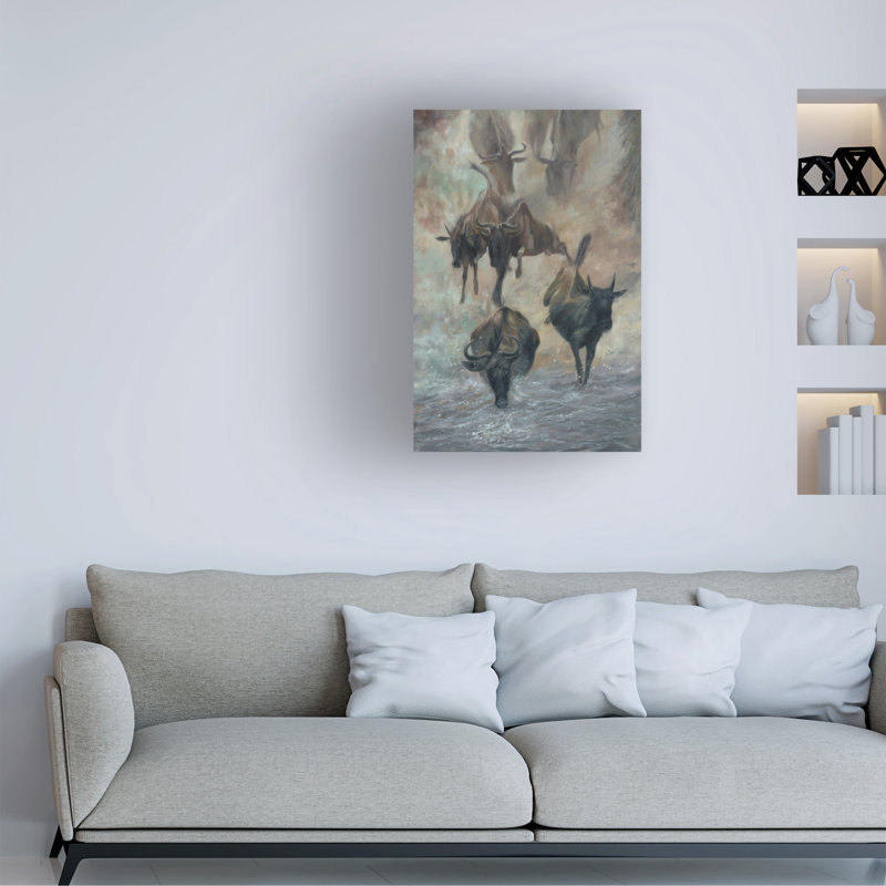 Art sur toile David, H 12 po x l 19 po