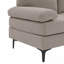 Canapé modulaire en U rembourré de polyester avec pieds en métal-1472961326