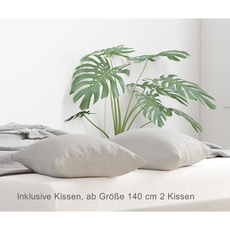 Bett Elsef 45 hoch, 160 x 200cm, Grey