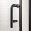 Porte de douche à panneau de verre simple Swing