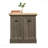 Brown Finish Utility Stand With Adjustable Shelves For Multi-Purpose Use