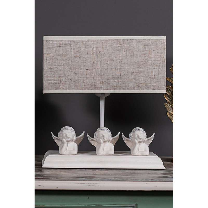 Lampe de table 11 ", Brun