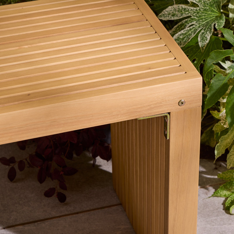Rowlinson Kyoto Bench, 50cm H x 150cm W x 50cm D