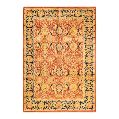 Classic One-of-a-Kind 6' 1" X 9' 1" Hand Knotted Area Rug