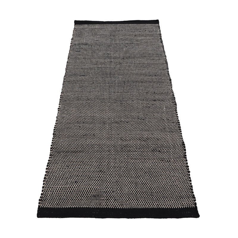 Mona Striped Wool Hand Woven Area Rug, Runner 75 x 300cm