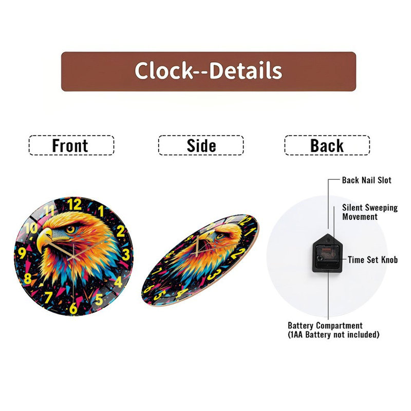 Horloge murale 12 pi