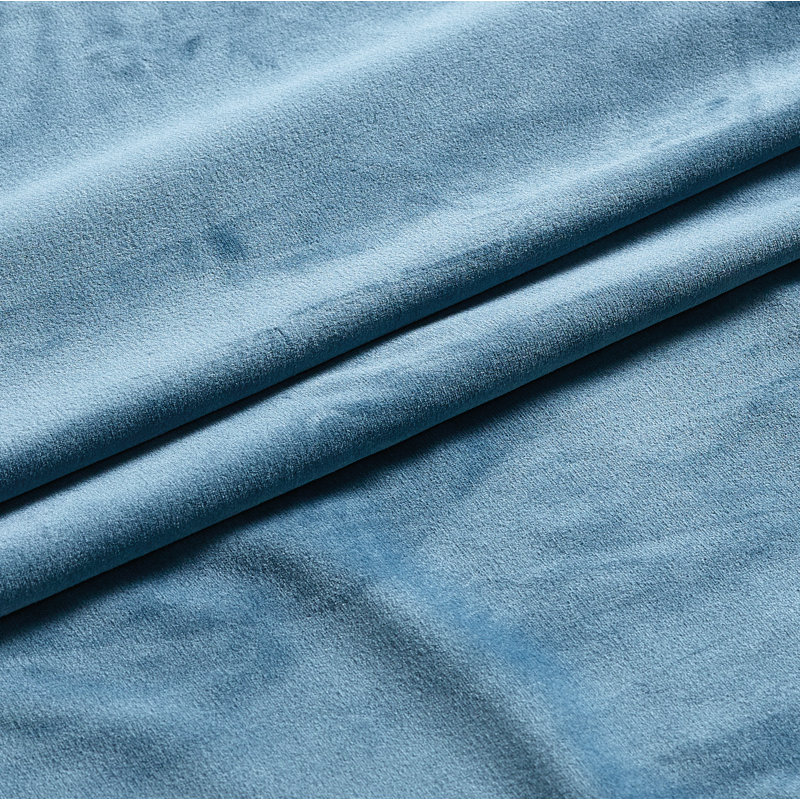 Panneau de rideau simple obscurcissant avec œillets Ciel, l 52 po x L 54 po, Bleu acier
