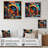 Multicolor 90S Beyond Geometry - Modern Geometric Wall Decor-210144048-210144055
