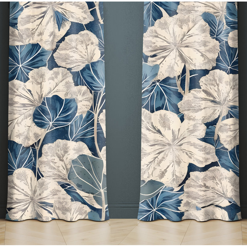 Rideau en polyester Navasart, L 20 po x L 61 po