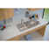 Elkay Lustertone Classic Stainless Steel 37-1/4" X 17" X 6-1/2", Double Bowl Drop-In Classroom ADA Sink