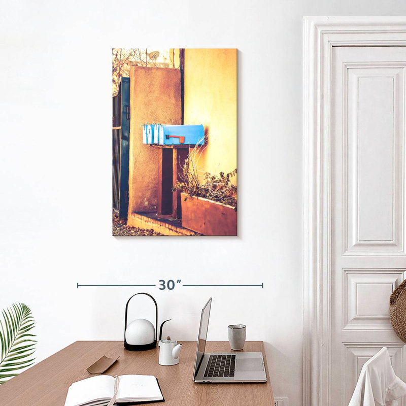 Lilie Blue Mailboxes, 30" H x 20" W