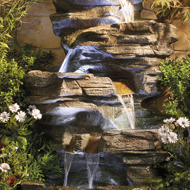 Dixon Weather Resistant Fountain with Light