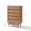 48.5'' H 5-Drawer Dresser, Modern Storage Dresser Chest for Bedroom Living Room