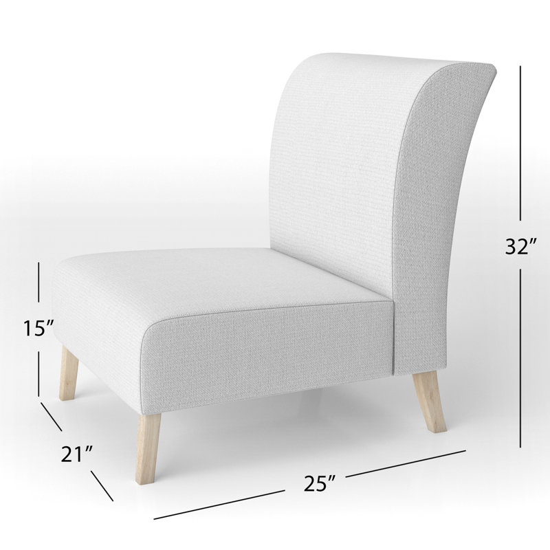 Fauteuil de chambre rembourré Gray Circles I