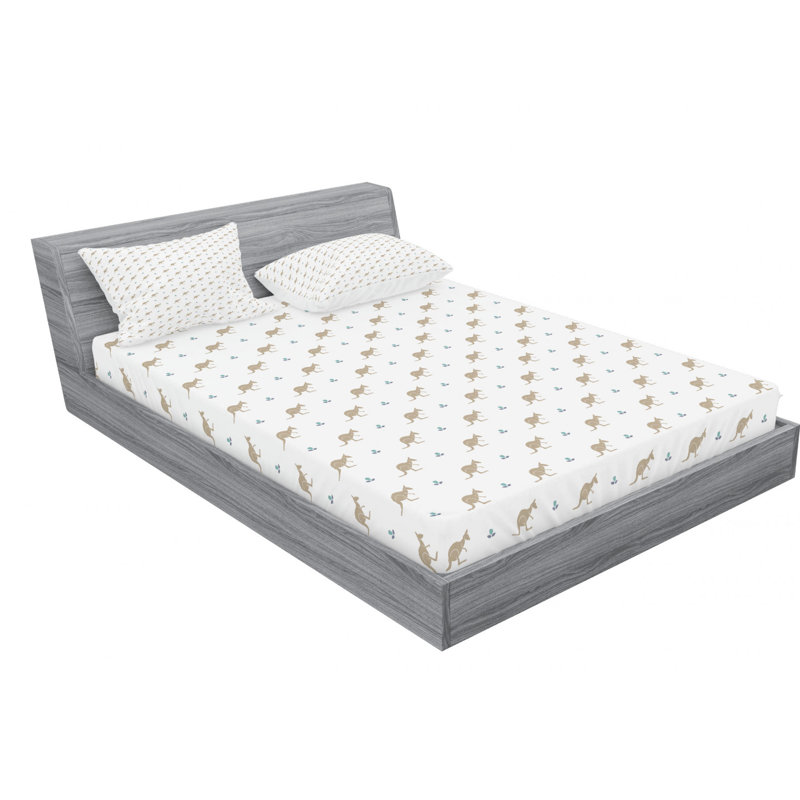 Microfiber Sheet Set, Queen Sheet Set with Fitted Sheet