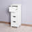 Chic White Bathroom Cabinet With Innovative Drawer Concepts For Efficient Organization Storage Deep Drawers Maximum Efficiency