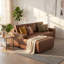 Faux Leather L-Shaped Sectional Left Hand Facing-977834089