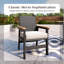 Patio Dining Armchair with Cushion