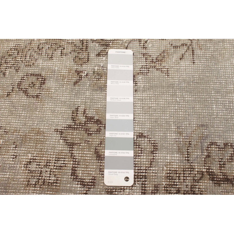 Tapis gris à transition de couleur 3 pi 9 po x 7 pi 1 po