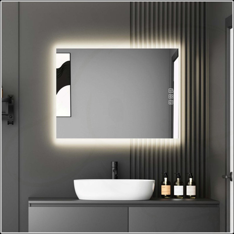 LED Bathroom Mirror with Advanced Features for a Luxurious and Functional Bathroom Experience., 32" x 24"