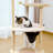 Overlooking Wooden 5-Level Indoor Cat Tower