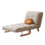 Cette chaise de lit convertible 3-en-1 dispose d'un dossier réglable et convient aux études, aux bureaux ou aux véhicules récréatifs.-612991700-626139121