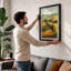 Tuscan Hillside Rustic - Framed Print-1626658659-1626658660