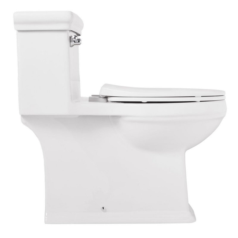 Key West One Piece Elongated Skirted Toilet ADA Compliant