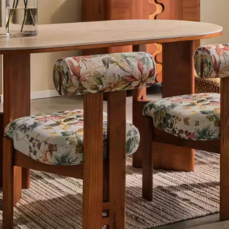 Ensemble de table de salle à manger en bois teck fritté, H 29,53 po x L 78,74 po x l 35,43 po