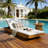 Outdoor Recliner with Water-Resistant Lounge Cushion-1391203756
