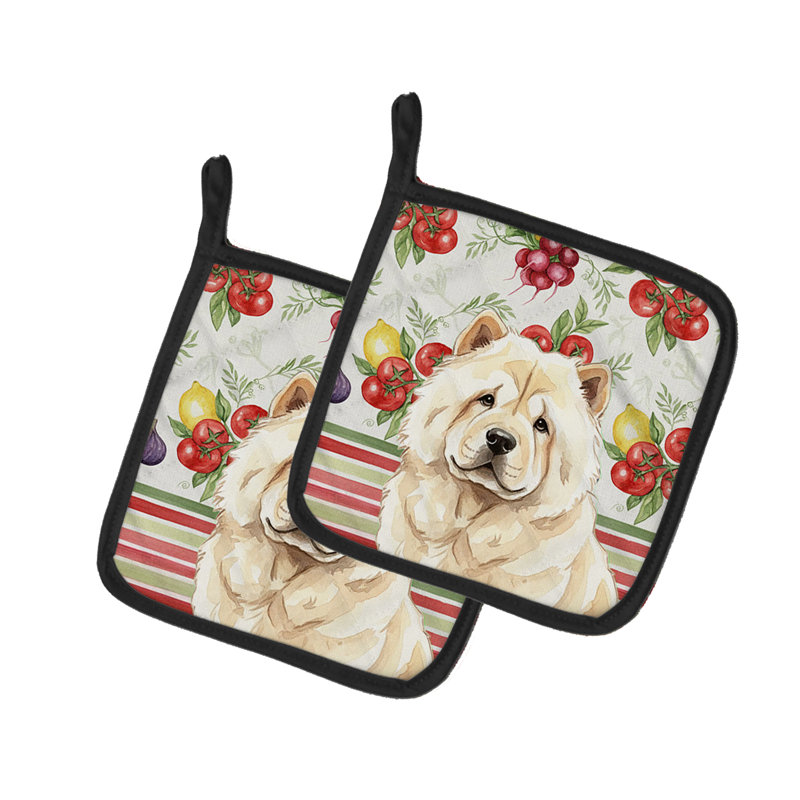Paire de poignées à crème Chow Chow