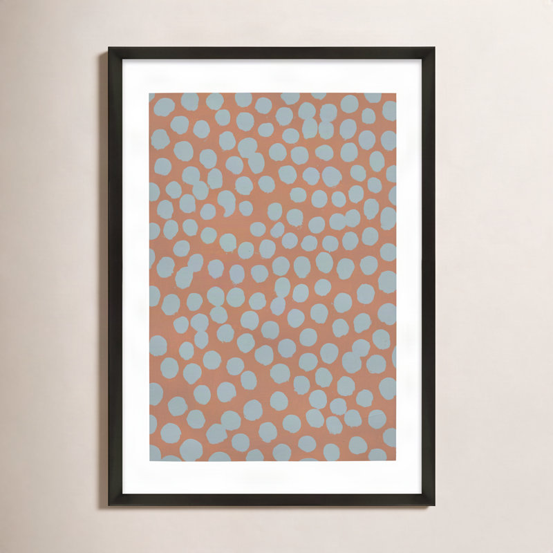 Terra Cotta Painting by Michela Sorrentino, 50" H x 35" W x 1.25" D, Black